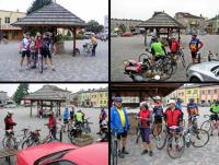 Na rynku w Przedborzu- znowu spotykamy ekipę z Miechowa 