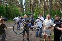 Na koniec rajdu odbył się quiz dot. zdobytych po drodze wiadomości- nagrodą główną był ten oto rower