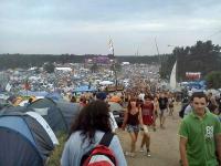 Wszędzie pęłno namiotów