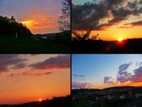 Tak zachodziło słoneczko w Chęcinach