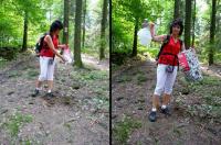 Zaczęłam sprzątać ten bałagan... nie da jednak rady sprzątnać wszystkich śmieci po wszystkich pseudoturystach...