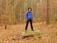 A to mój jesienny lansik na pniaczku