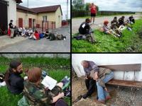 Odpoczywamy sobie... panowie w prawym dolnym rogu są z innego maratonu... ;-)))