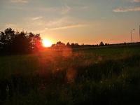 Słonko pięknie zachodzi...