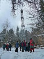 Cel naszej wyprawy- Góra Altana i wieża obserwacyjna