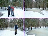 Zamarznięta przeszkoda... panowie troszkę się boją....