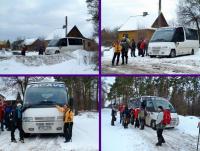 Koniec wycieczki- bus nas czeka- miejscowość Pogorzałe