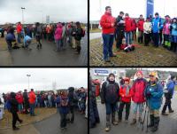 DĄBROWA- powitanie uczestników wyprawy