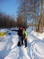 A namówiła mnie Ania Ciszewska- tu jesteśmy na rajdzie wigilijnym 2010