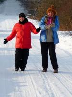 Ula i Małgosia też były z nami na rajdzie wigilijnym