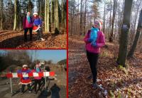 Z Martą na rajdzie mikołajkowym, zorganizowanym przez PTTK "SABAT" przy Politechnice Świętokrzyskiej- grudzień 2011