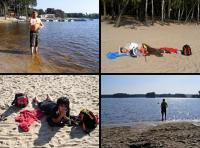 Zasłużony odpoczynek na plaży