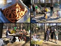 Miłe chwile przy ognisku