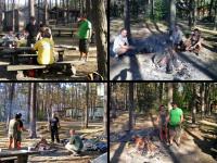 pieczenie kiełbasek