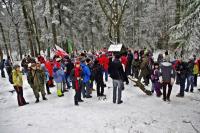 Łysica- dotarło tu ponad 100 osób - fot. kol. Jacek Jopowicz