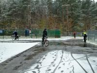 Śniegowe esy floresy na Stadionie