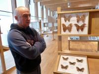 Kol. Piotr Sołkiewicz i jego kolecja motyli i innych owadów egzotycznych