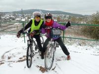 Ja i Renia a za naszymi plecami Telegraf