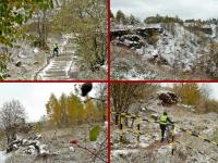 Zimowa złota polska jesień na Wietrzni