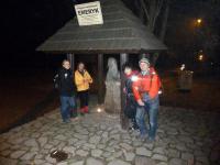 Foto przy Kamiennym Pielgrzymie