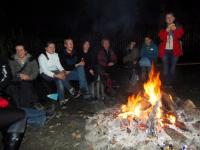 Ognisko w Hucie Szklanej, zorganizowane przez "Jodłowy Dwór"