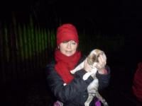 Podczas ogniska towarzyszyła nam śliczna kotka trikolorka;-))