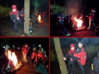 A kuku, ognisko i lansik z szeryfem