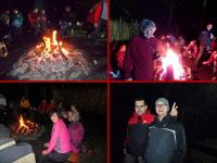 Miłe chwile przy ognisku