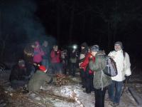 Miłe chwile przy ognisku