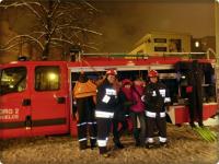 Lansik ze strażakami