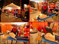 Podczas WOŚP była mozliwość przeszkolić się w zakresie udzielania pierwszej pomocy;-)