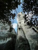 ... ale za to widzieli piękne ostańce... widok prawie jak w G. Stołowych