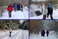 Z Wiernej Rzeki do Piekoszowa- relacja z niedzielnej wycieczki "Przygody" 27 styczna 2013