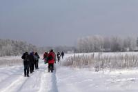 Z Wiernej Rzeki do Piekoszowa- relacja z niedzielnej wycieczki "Przygody" 27 styczna 2013