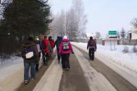 Z Wiernej Rzeki do Piekoszowa- relacja z niedzielnej wycieczki "Przygody" 27 styczna 2013