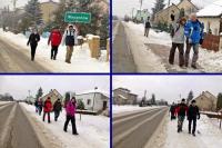 Z Wiernej Rzeki do Piekoszowa- relacja z niedzielnej wycieczki "Przygody" 27 styczna 2013