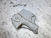 Po drodze znalazłam uśmiechnięty kamień;-)))