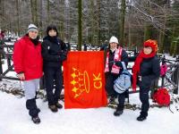 Prezentujemy barwy kieleckie i flagę wykonaną przez Krzysia