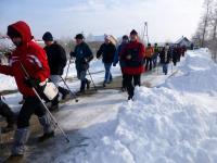Ruski Bród- na razie wędrujemy w zwartej grupie