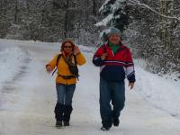 Ewa i Krzysio na zimowym szlaku