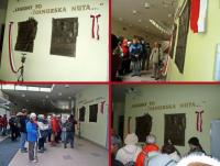 Tablica poswięcona pamięci legionistów i marsz. Józefa Piłsudskiego