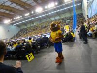 Kiełek dzielnie wspierał naszych zawodników...