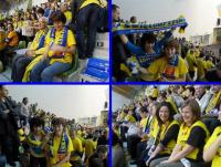 Miłe spotkanko z Grażynką i jej tatą, wiernymi kibicami VIVE..