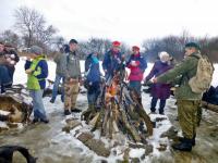 Biesiada przy ognisku