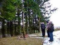 Droga Krzyżowa na Górze Zalasnej- stacja XIV na szczycie góry