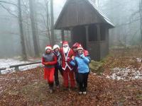 Pamiątkowe foto z Mikołajem