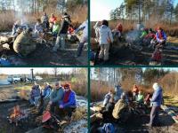 Miłe chwile przy ognisku...