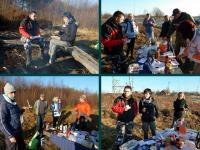 Niczego nam nie brakowało- uczta przy ognisku była wyśmienita