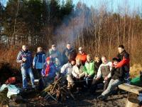 "Foto rodzinne" przy ognisku