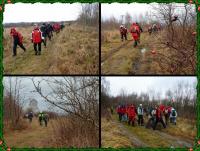 Rajd wigilijny a zimy nie widać...